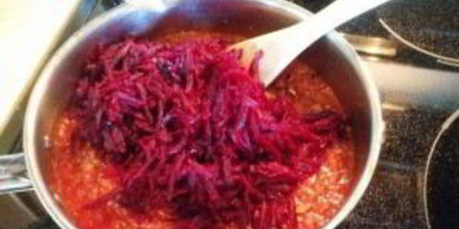 Рецепт борща с мясом