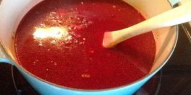 Рецепт борща с мясом