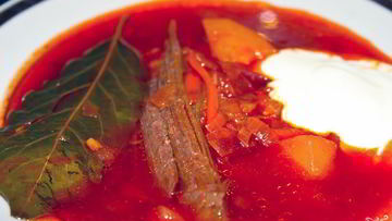 Рецепт Борща с сосисками