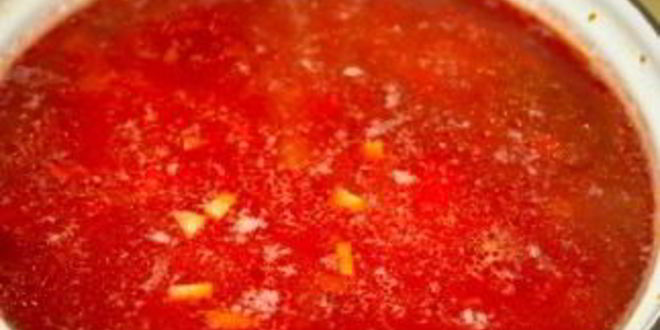 Рецепт борща с сосисками
