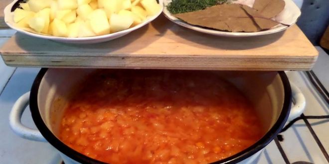 Рецепт борща сибирского