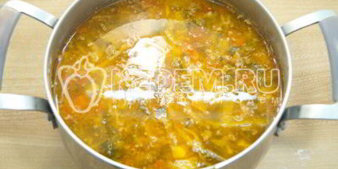Рецепт борща со щавелем и овощами