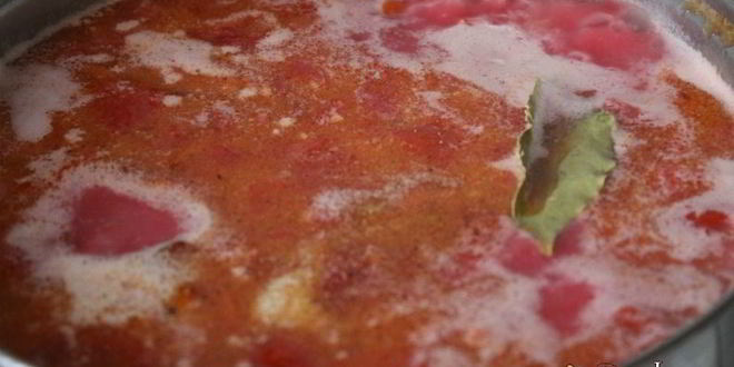 Рецепт борща со сметаной на курином бульоне