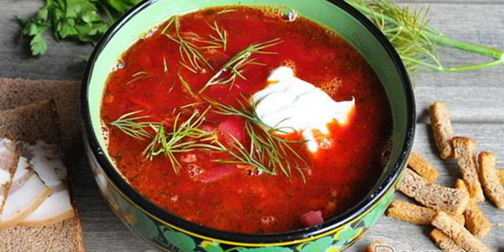 Как приготовить борщ со свекольной ботвой