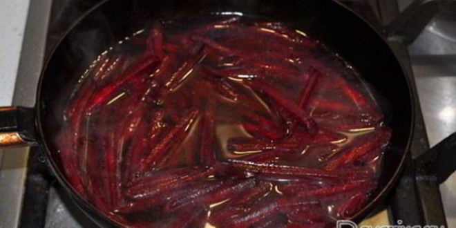 Рецепт борща со свекольной ботвой