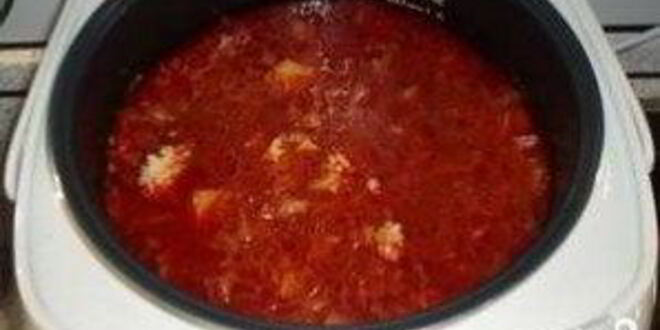 Рецепт борща в мультиварке