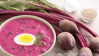 Рецепт Холодного борща из свеклы