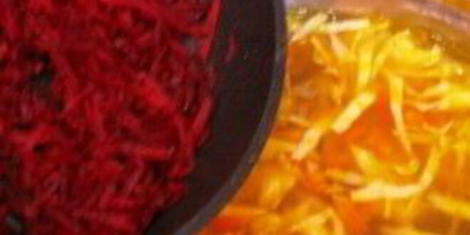 Рецепт постного борща с фасолью