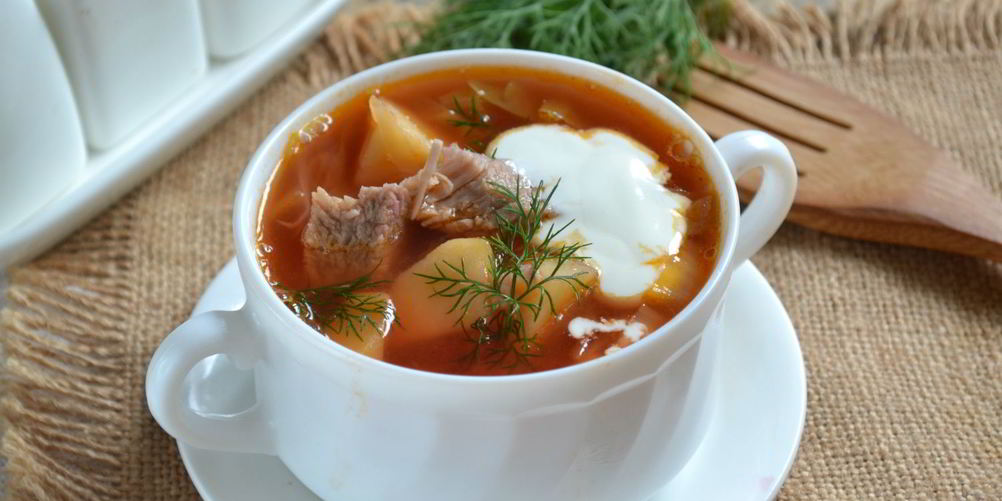 Как приготовить украинский борщ