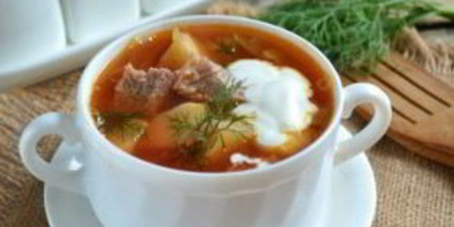 Рецепт украинского борща