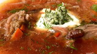 Рецепт Вкусного домашнего борща
