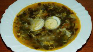 Рецепт Вкусного зеленого борща со щавелем