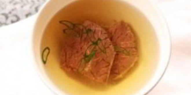 Рецепт бульона из говядины на кости