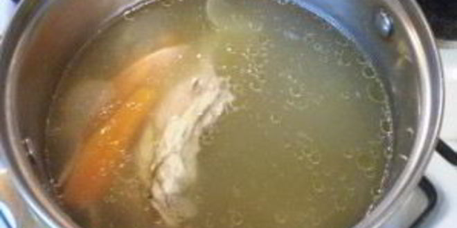 Рецепт бульона из куриных костей