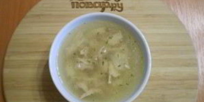 Рецепт бульона из куриных костей