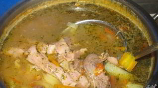 Рецепт Бульона из петуха