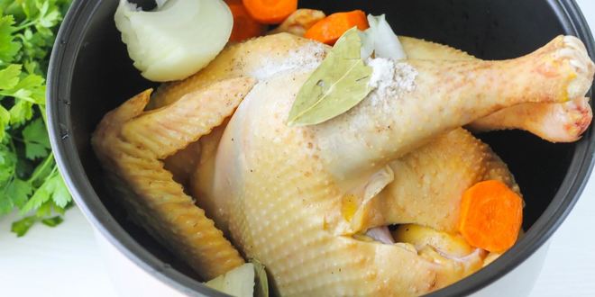 Рецепт бульона с яйцом