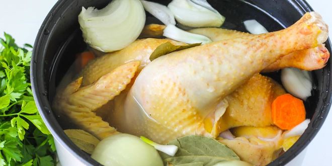 Рецепт бульона с яйцом