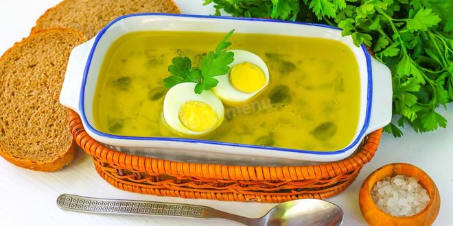Рецепт бульона с яйцом