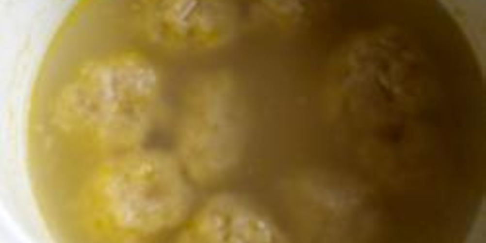 Как приготовить детские фрикадельки с бульоном