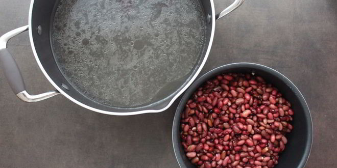 Рецепт фасолевого супа на говяжьем бульоне со свининой