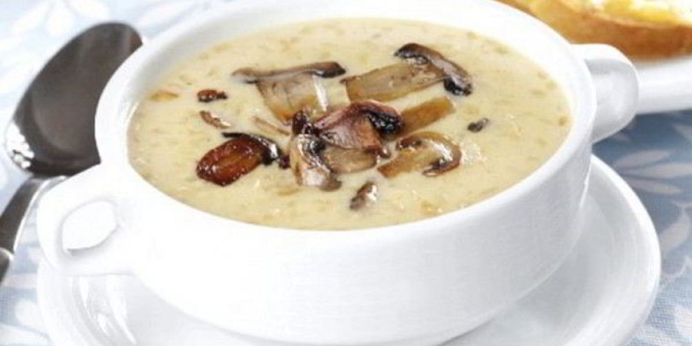 Как приготовить грибной суп с сыром на курином бульоне