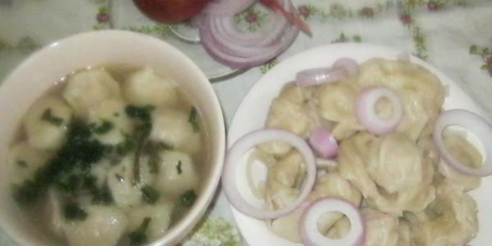 Как приготовить крэплаха — домашних пельменей в бульоне