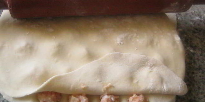 Рецепт крэплаха — домашних пельменей в бульоне