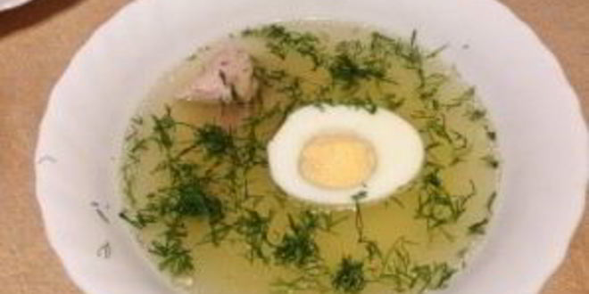 Рецепт куриного бульона с яйцом