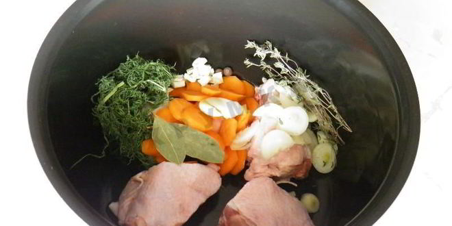 Рецепт куриного бульона в мультиварке