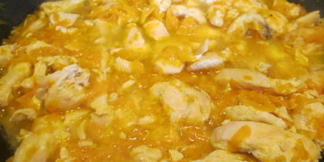 Рецепт курицы тушеной с морковью в бульоне