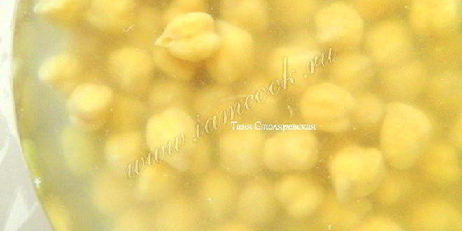 Рецепт нутового супа на курином бульоне