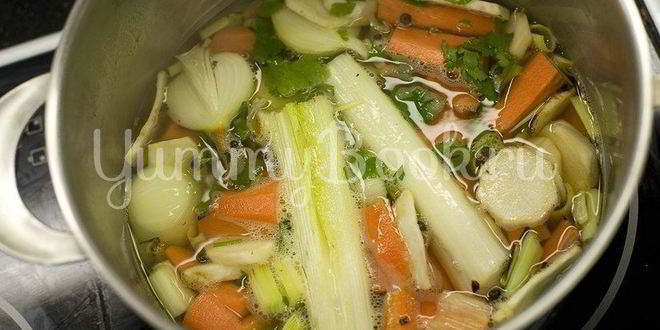 Рецепт овощного бульона