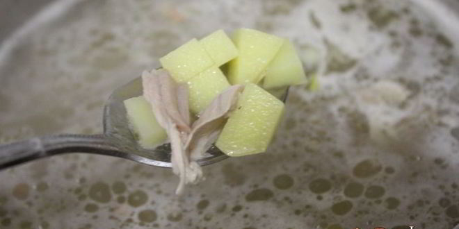 Рецепт перлового супа на курином бульоне