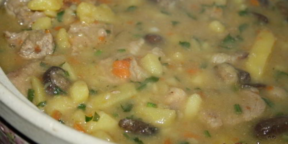 Как приготовить рагу с телятиной на курином бульоне