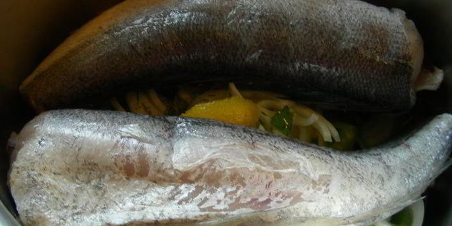 Рецепт рыбного бульона с белым вином, тимьяном и анисом