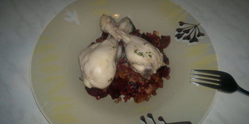 Как приготовить соевое гречотто с куриными ножками в классическом бульоне