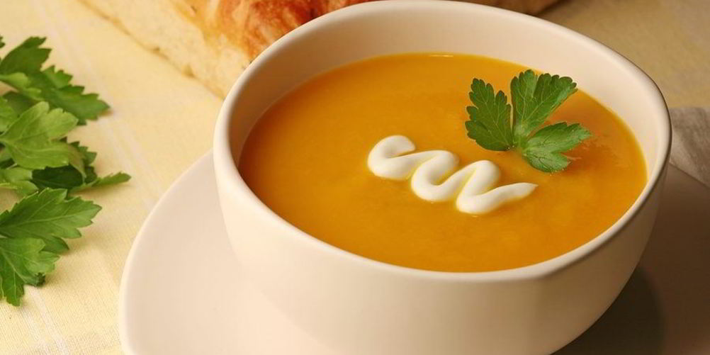 Как приготовить суп из тыквы на овощном бульоне