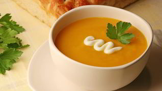 Рецепт Супа из тыквы на овощном бульоне