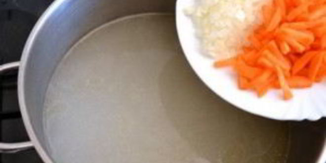 Рецепт супа на курином бульоне