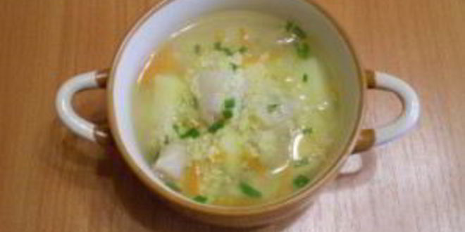 Рецепт супа на рыбном бульоне