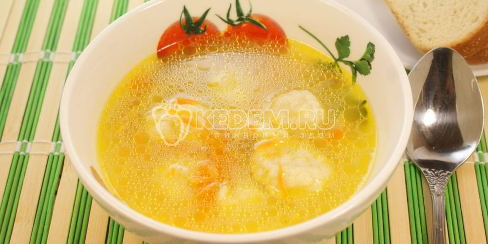 Как приготовить суп с клецками на курином бульоне