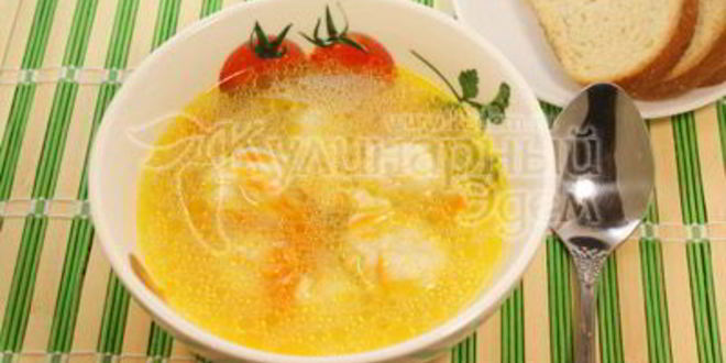 Рецепт супа с клецками на курином бульоне