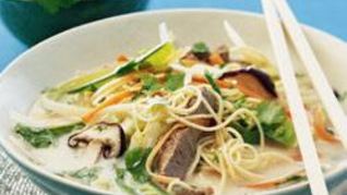 Рецепт Тайского говяжьего бульона с лапшой