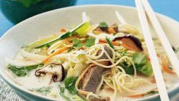 Рецепт Тайского говяжьего бульона с лапшой