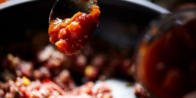 Рецепт чили кон карне с говядиной и соусом табаско