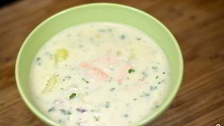 Рецепт Финского супа из лосося со сливками