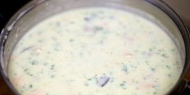 Рецепт финского супа из лосося со сливками