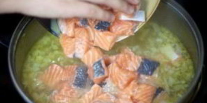 Рецепт финского супа из лосося со сливками