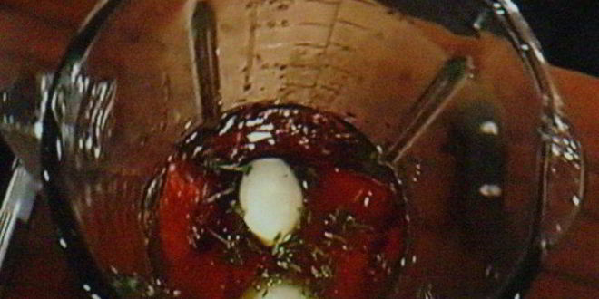 Рецепт гаспачо из паприки с домашними гриссини